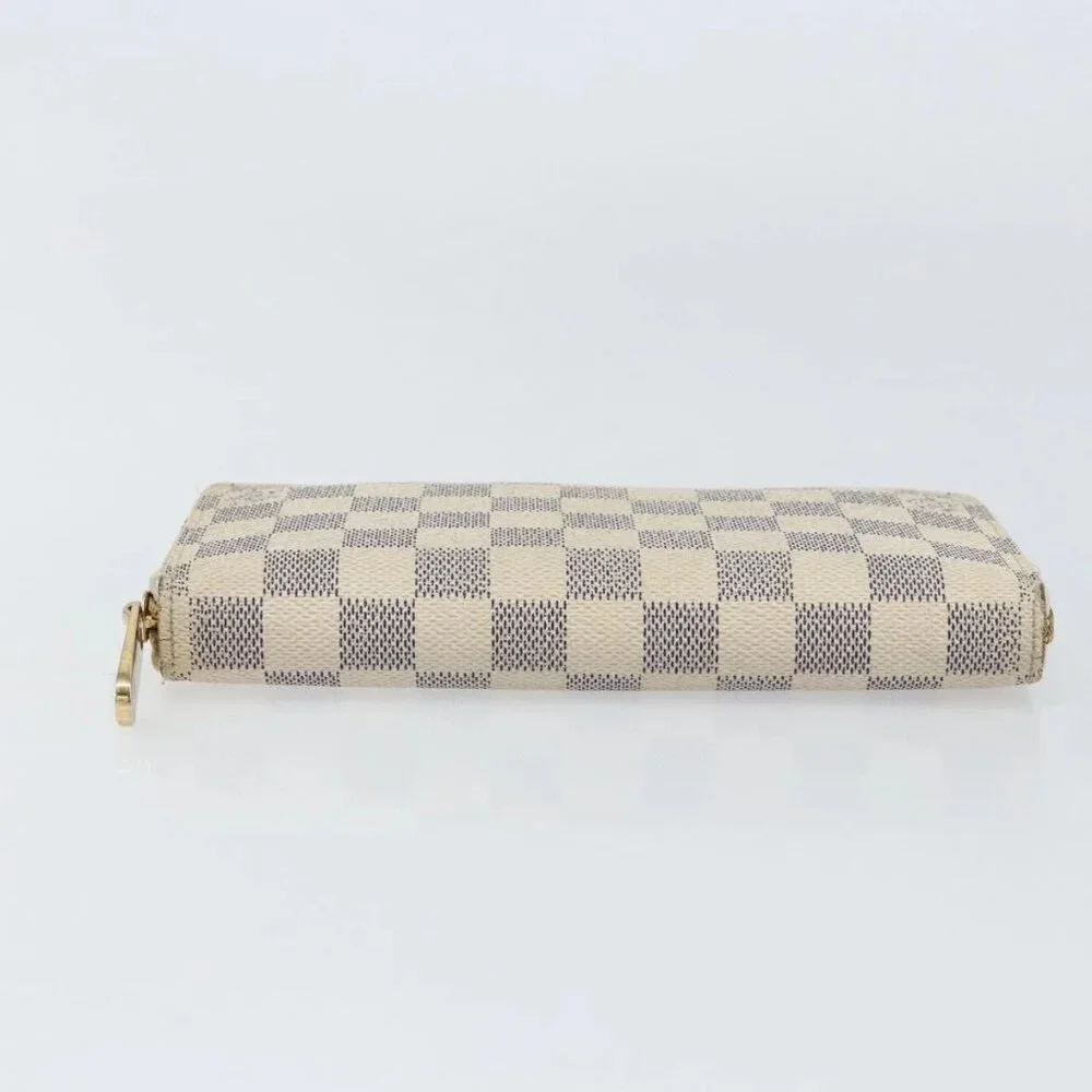 LOUIS VUITTON Damier Azur Zippy Wallet Long Wallet N60019 LV Auth BA8381 - Picture 7 of 16